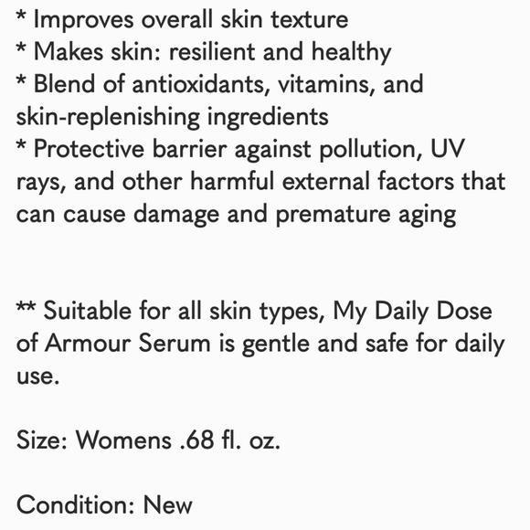 NEW Skin Inc My Daily Dose of Armour Full Size NIB NEW IN BOX - Picture 6 of 13